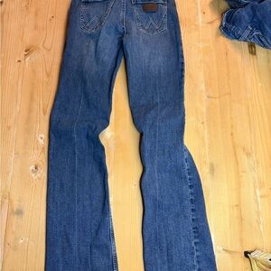 Girls Wrangler Blue flare Jeans